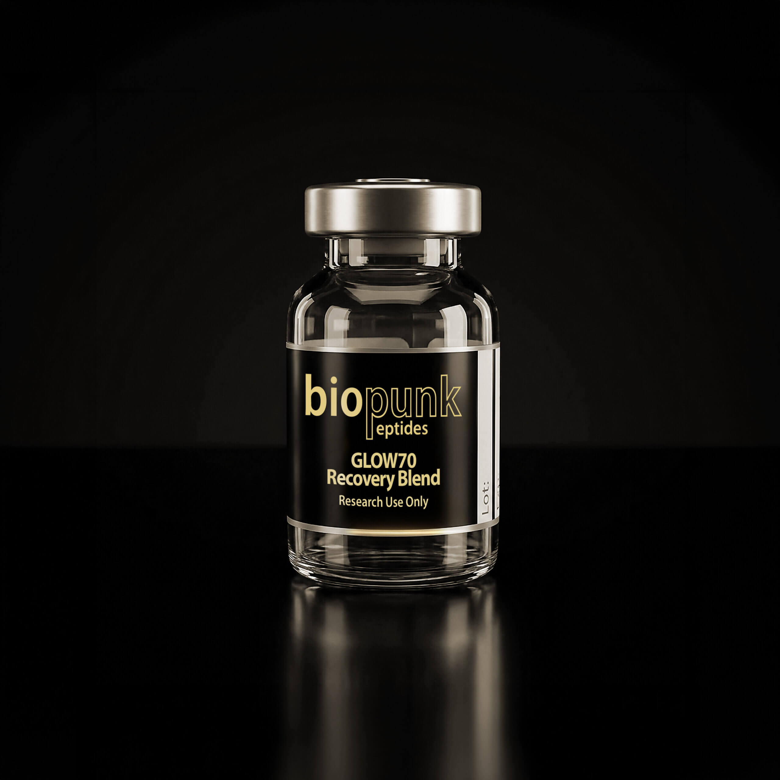GLOW70 Recovery Blend vial